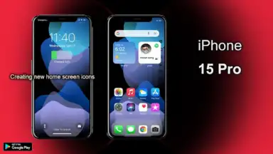 Screenshot von iOS Launcher: iPhone 15 Pro 1