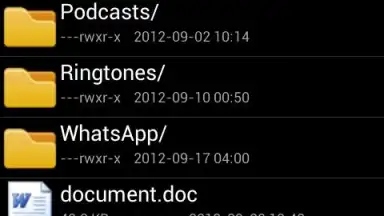 Screenshot von Root File Manager 1