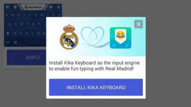 Screenshot von Real Madrid Kika Keyboard 4