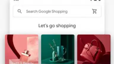 Screenshot von Google Shopping 7