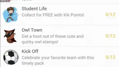 Screenshot von Kik Messenger 4