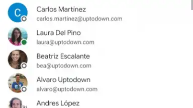 Screenshot von Google Chat 7