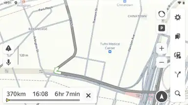 Screenshot von Yandex Maps 5