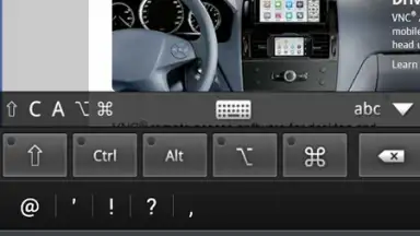 Screenshot von VNC Viewer 8