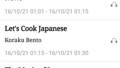 Screenshot von NHK World Radio Japan 3