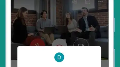 Screenshot von Google Meet (Original) 2