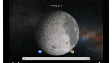 Screenshot von Moon 3D Live Wallpaper 9