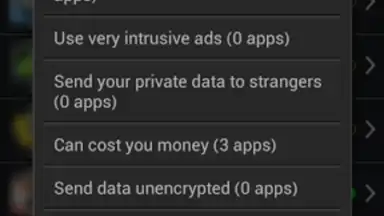 Screenshot von Clueful Privacy Advisor 3