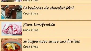 Screenshot von Recettes Dessert 4