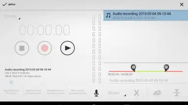 Screenshot von Audio Recorder 4