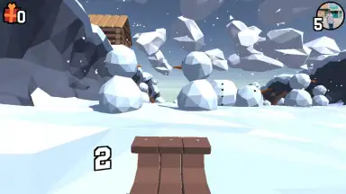 Screenshot von Sledge: Snow Mountain Slide 1