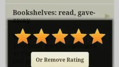 Screenshot von Goodreads 5