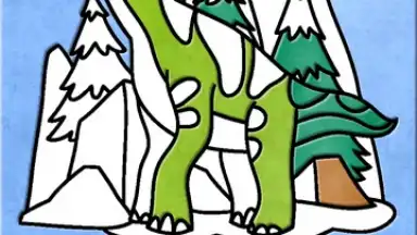 Screenshot von Dino Coloring Game 8