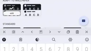 Screenshot von Yandex Keyboard 22