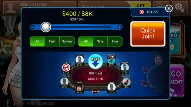 Screenshot von Dinger Poker 1