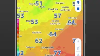 Screenshot von NOAA Weather Radar 28