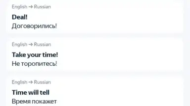Screenshot von Yandex Translate 13