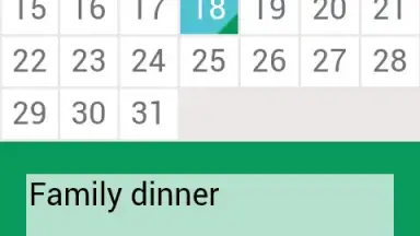 Screenshot von Calendar Monthly 2