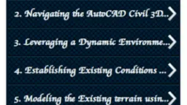 Screenshot von Autocad Civil 4