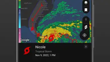 Screenshot von NOAA Weather Radar 12