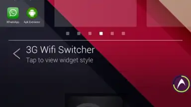 Screenshot von 3G Wifi Switcher Widget 1