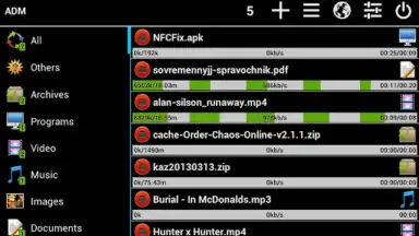 Screenshot von Advanced Download Manager 8