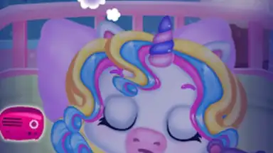 Screenshot von Newborn unicorn care game 2