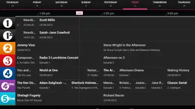 Screenshot von BBC iPlayer Radio 5