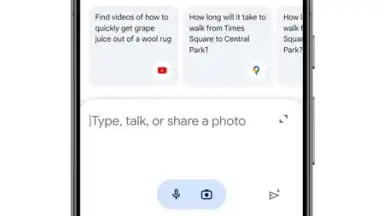 Screenshot von Google Gemini 5