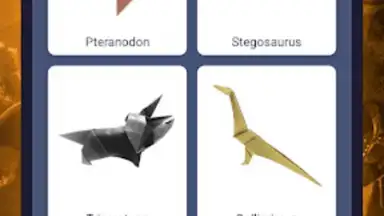Screenshot von Origami dinosaurs paper shapes 9