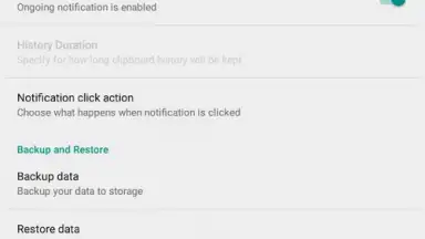 Screenshot von Clipboardr 1