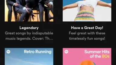 Screenshot von Spotify 2