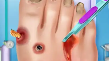Screenshot von ASMR Salon: Foot Care Makeup 8