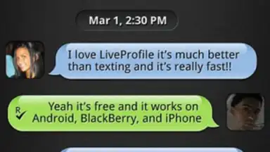 Screenshot von LiveProfile 1