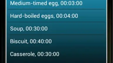 Screenshot von Kitchen timer 5