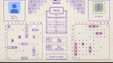 Screenshot von Морской бой. Противостояние 10