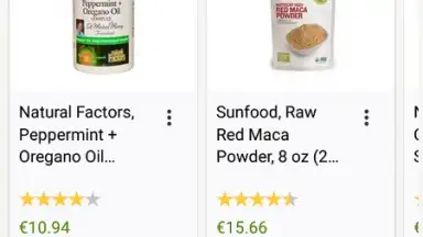 Screenshot von iHerb 2