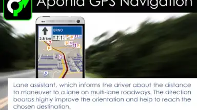 Screenshot von Aponia GPS Navigation 9