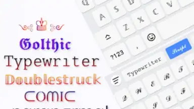 Screenshot von Fonts Aa - Keyboard Fonts Art 8