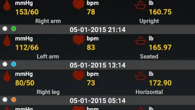 Screenshot von BP Log 5