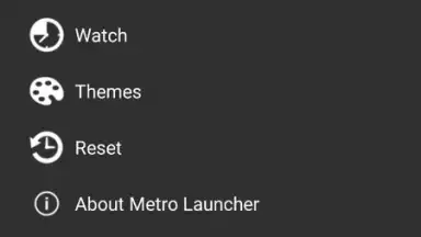 Screenshot von Metro Launcher 10 4