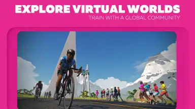 Screenshot von Zwift 6