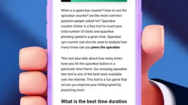 Screenshot von Spacebar Counter 2