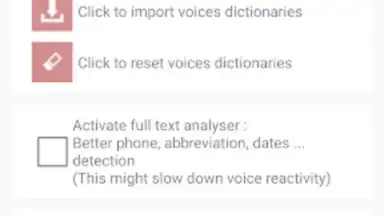 Screenshot von Acapela TTS Voices 4