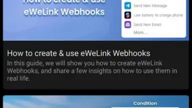 Screenshot von eWeLink 1