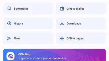 Screenshot von Opera Browser 3