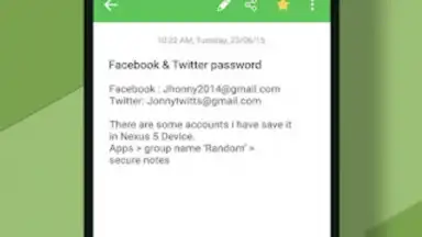 Screenshot von Secure Notes 15