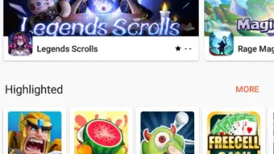 Screenshot von Aptoide 5
