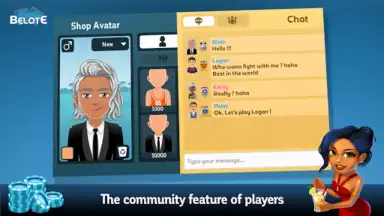 Screenshot von Belote en ligne 12