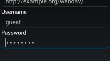 Screenshot von WebDAV Nav Lite 3